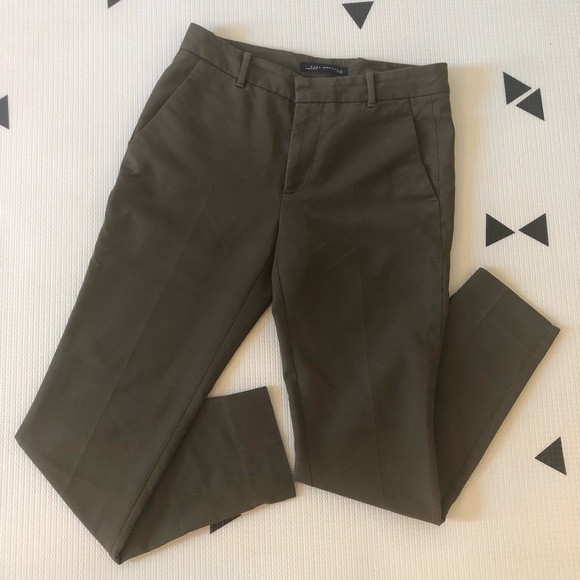 Zara Straight Legs Brown Pants - Picture 2 of 6